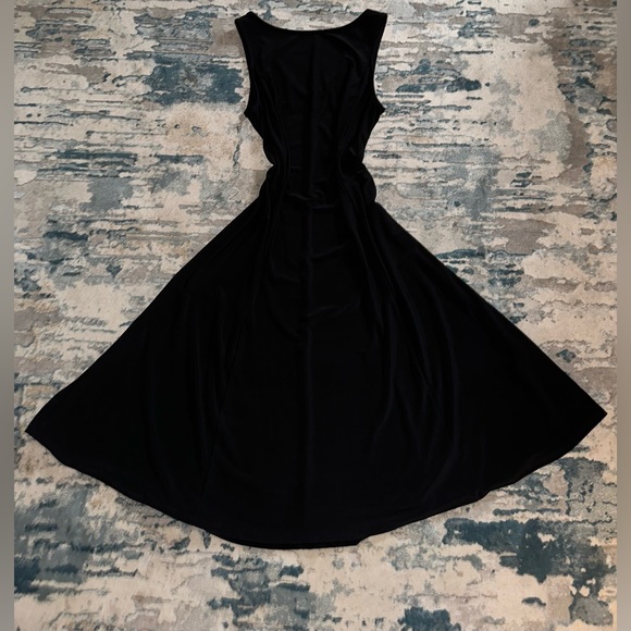 Tash & Sophie Black Slinky Midi Dress NWOT - Picture 7 of 11